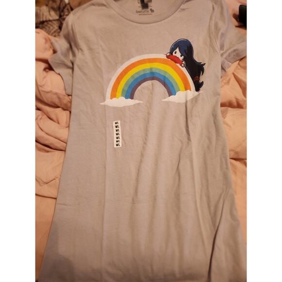 Cartoon Network Adventure Time Women's Tshirt Grey L - Picture 1 of 3